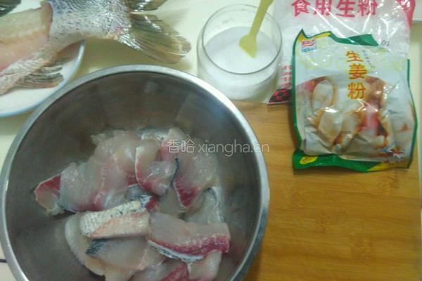 炒生鱼片的做法图解3