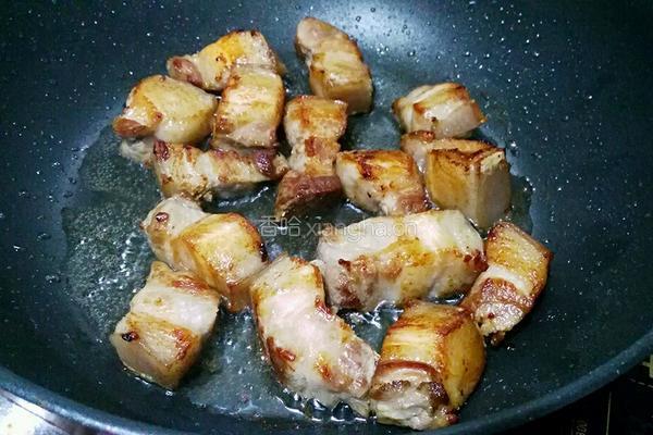 虎皮鹌鹑蛋烧肉的做法图解5
