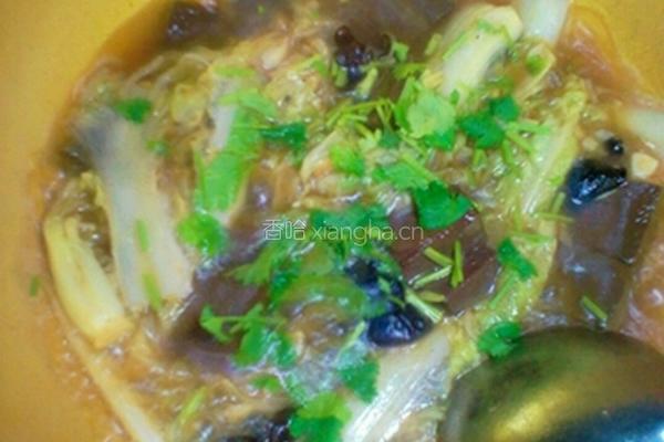 鸡血白菜汤的做法图解9