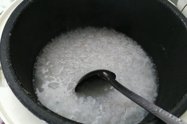 虾肉粥的做法图解6