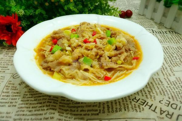 金针菇汆肥牛的做法图解9