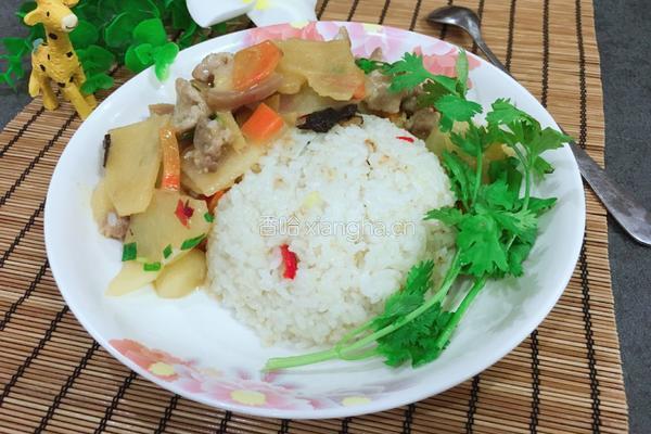 土豆肉丁盖浇饭的做法图解9