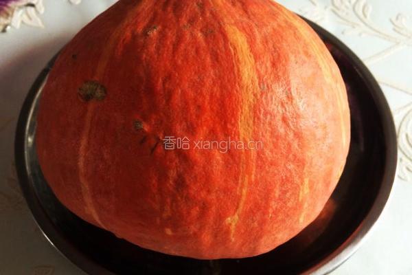 南瓜花卷的做法图解1