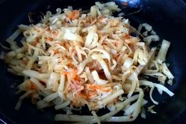 素炒饼的做法图解7