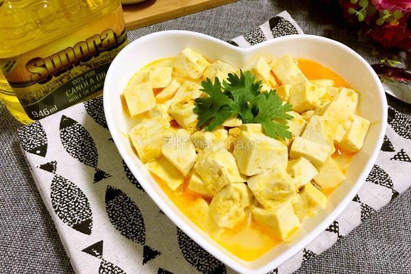 咸蛋蒸豆腐的做法图解8