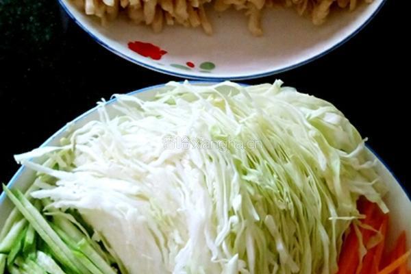 炒饼的做法图解2