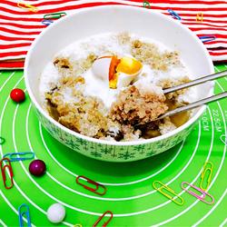 咸蛋姜汁蒸肉饼的做法[图]