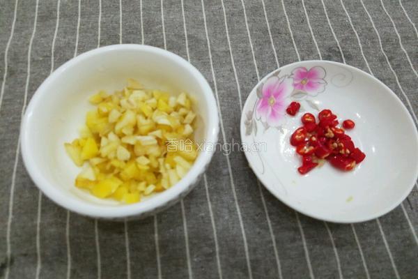 姜汁豇豆的做法图解2