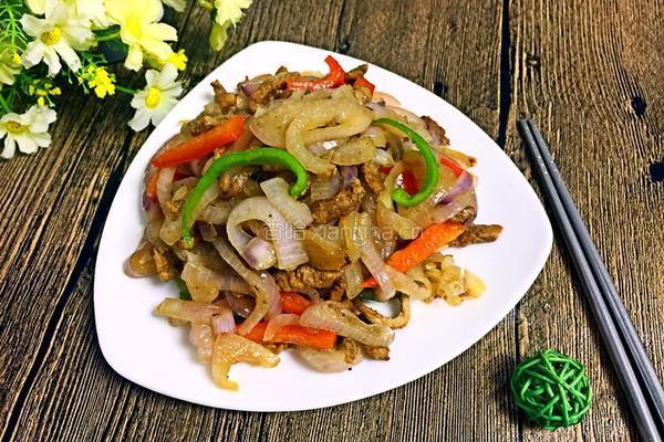 洋葱炒牛肉丝的做法图解8