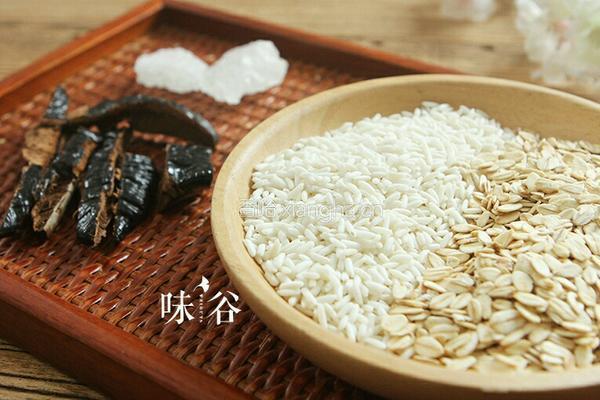 灵芝糯米粥的做法图解1