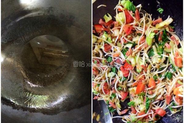 可爱黑白米炒饭的做法图解5