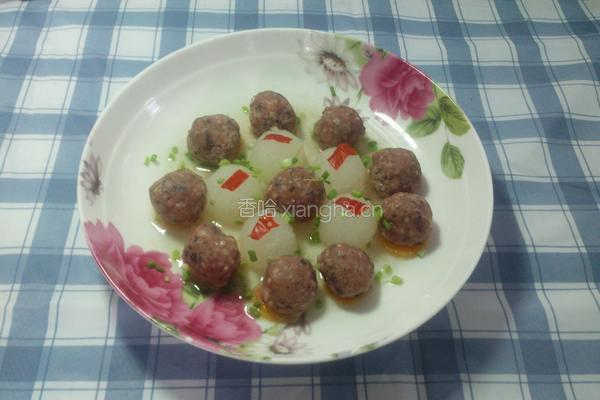 蒸牛肉丸子的做法图解10