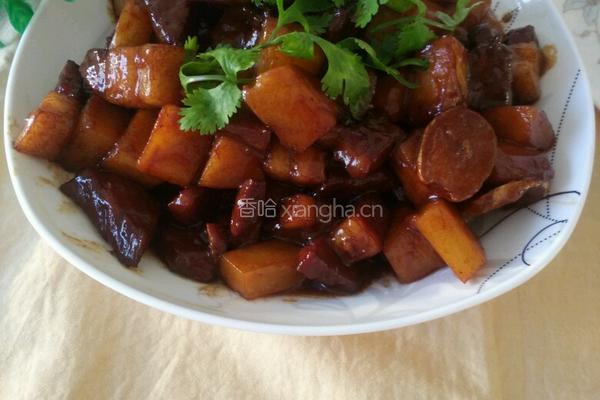 红烧肉炖土豆的做法图解9