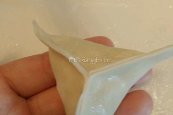 虾仁卷心菜（三角饺子）的做法图解8