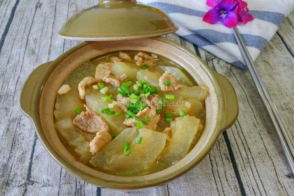 冬瓜炖肉片的做法图解7