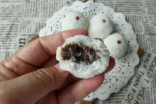 红豆沙糯米球的做法图解10