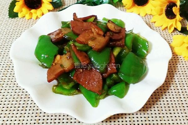腊肉炒青椒的做法图解10