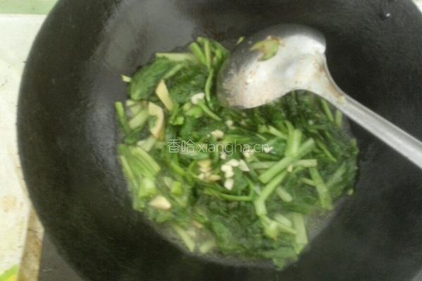 清炒小白菜的做法图解5