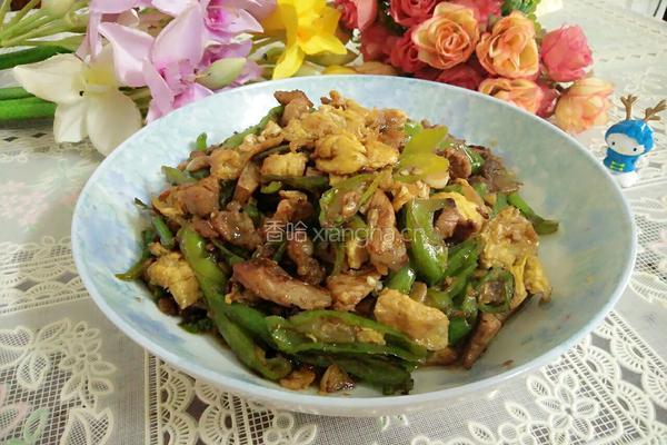辣椒鸡蛋炒肉的做法图解9
