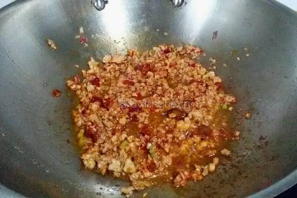微波肉末茄子的做法图解3