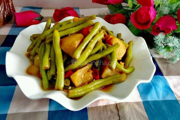 土豆烧四季豆的做法图解7