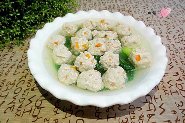 水汆丸子的做法图解7