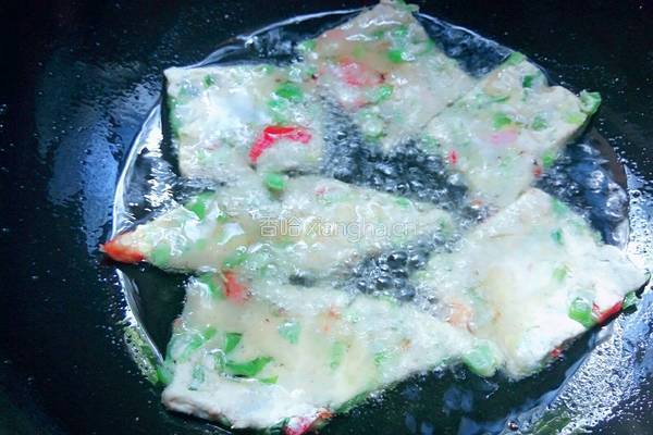 鲜椒煎饼的做法图解9