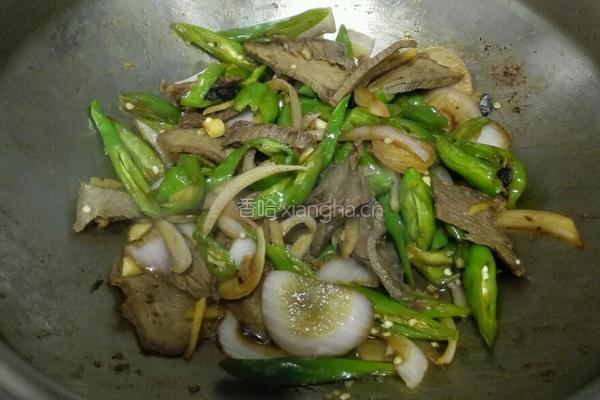 青椒酱牛肉的做法图解5