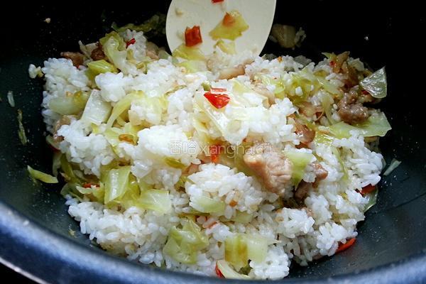 包菜饭的做法图解13