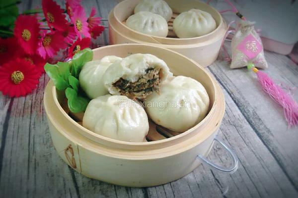 梅菜干肉包的做法图解14