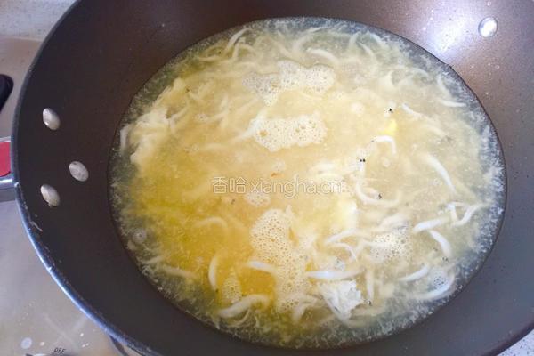 银鱼鸡蛋汤的做法图解9
