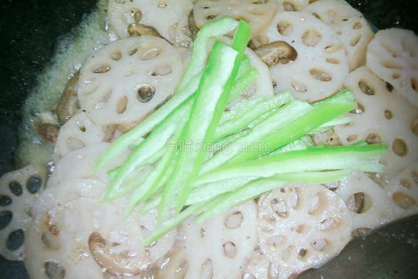 清炒莲藕的做法图解7