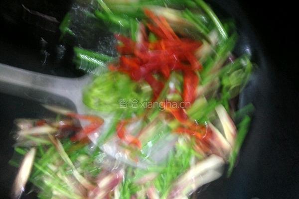 香炒洋荷的做法图解5
