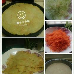 胡萝卜鸡蛋饼的做法[图]