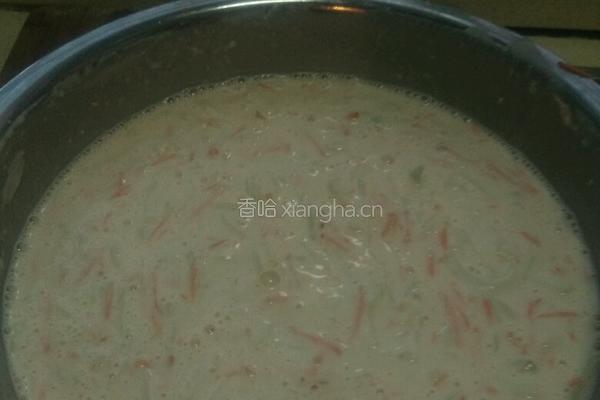 胡萝卜鸡蛋饼的做法图解3