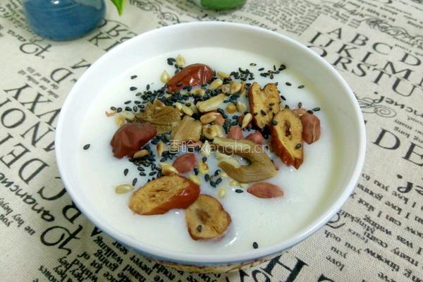 自制杏仁茶的做法图解9