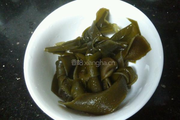 海带炖肉的做法图解1