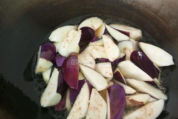 酱爆肉末茄子的做法图解4