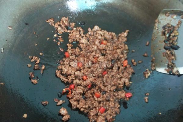 酱爆肉末茄子的做法图解7