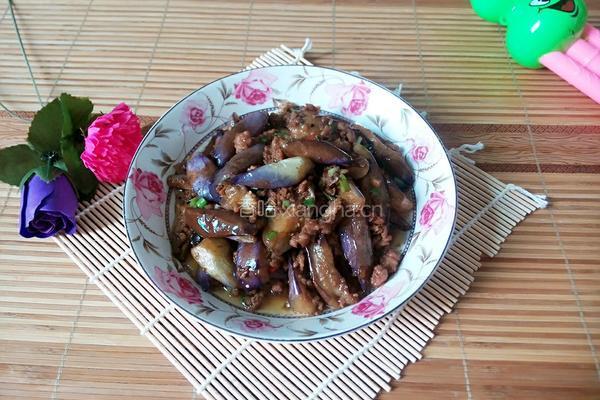 酱爆肉末茄子的做法图解10