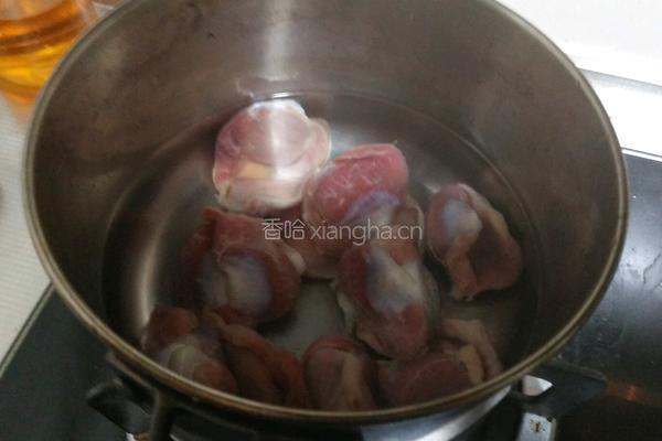 密制卤鸡胗的做法图解2