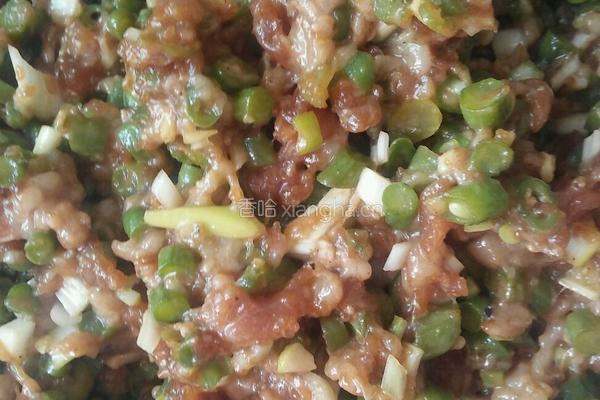 豇豆猪肉馄饨的做法图解5