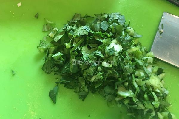 青菜大肉包的做法图解4