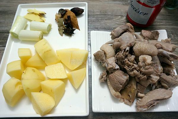 土豆啤酒鸭的做法图解4