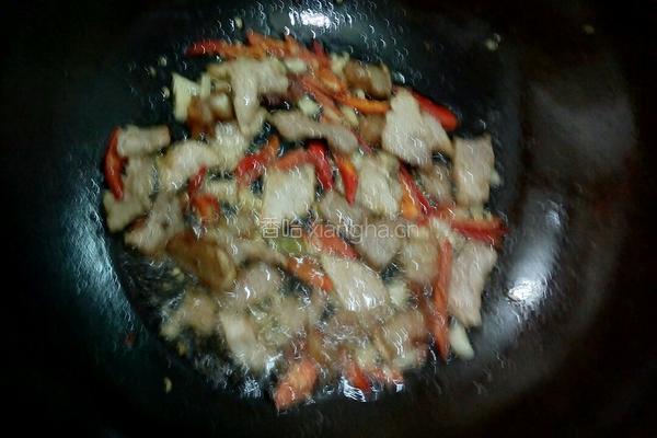 酸豆角炒肉的做法图解5