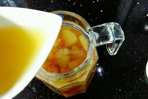 蜂蜜水果茶的做法图解6