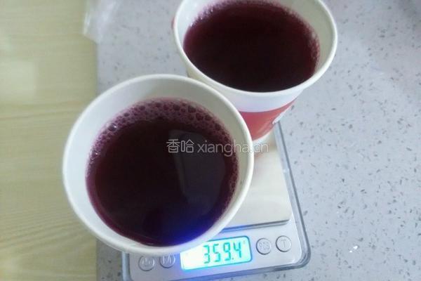 紫色苋菜汁凉粉的做法图解4