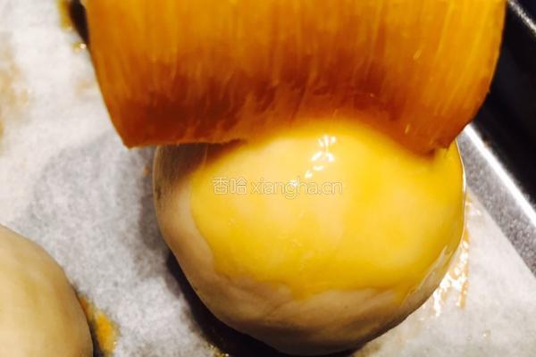 玫瑰豆沙蛋黄酥的做法图解14