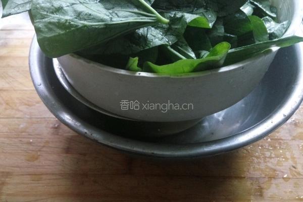 粉蒸红薯叶的做法图解2