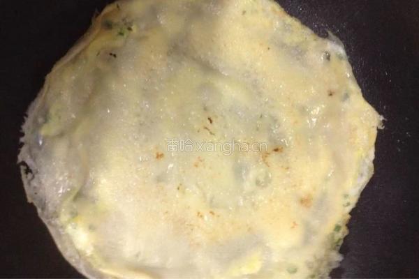鸡蛋面粉饼的做法图解4